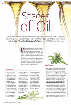 Textansicht des Artikels Shades of Oil